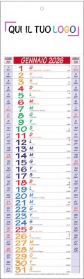 Calendari personalizzati olandese silhouette 2026