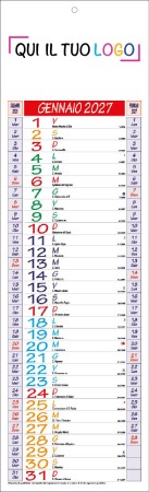Calendari personalizzati olandese silhouette 2027