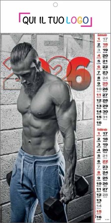 Calendari personalizzati Nudo Uomo Max 2026