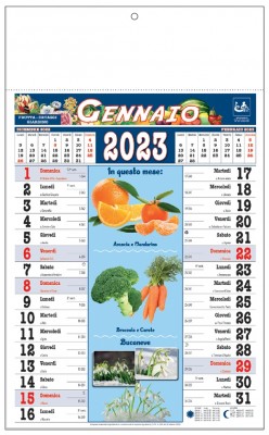 Calendari Orto frutta e giardino 2023