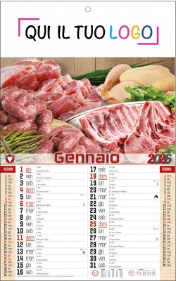 Calendari personalizzati Carne Cruda e Macelleria 2026