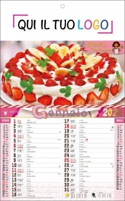 Calendari personalizzati dolci 2026