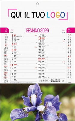 Calendari personalizzati fiori 2026