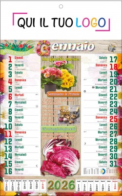 Calendari personalizzati Orto e giardino 2026