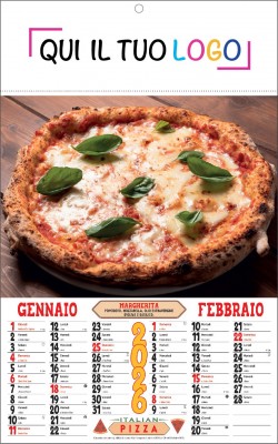 Calendari personalizzati Pizza 2026
