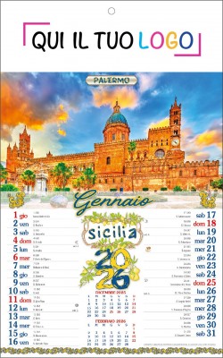 Calendari personalizzati Sicilia 2026