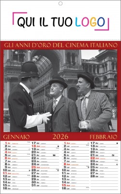 Calendari personalizzati Totò e Comici mitici 2026 ❤️