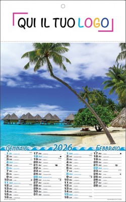 Calendari personalizzati Paesaggi Tropicali 2026