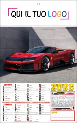 Calendari personalizzati Ferrari 2026