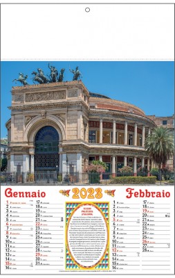 Calendario sicilia illustrato 2023