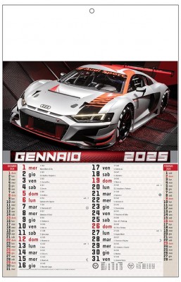 Calendari personalizzati auto sportive 2026