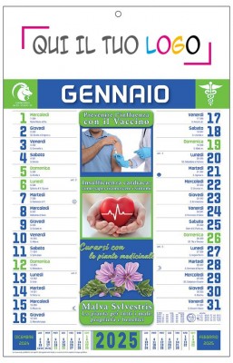 Calendari personalizzati farmacia 2026