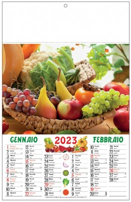 Calendari Frutta e Verdura personalizzati 2023