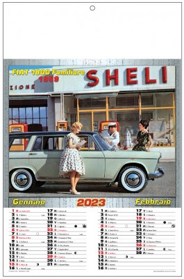 Calendario auto mitiche d'epoca 2023