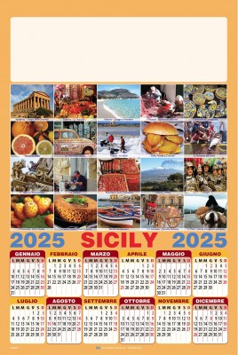 Calendari personalizzati poster sicilia