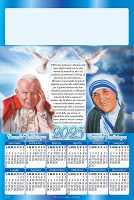 Calendari personalizzati poster religione