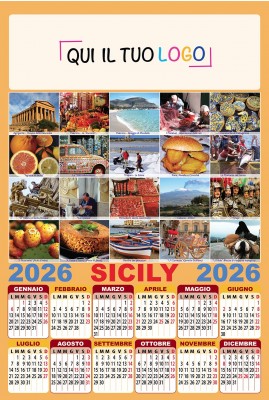 Calendari personalizzati sicilia poster