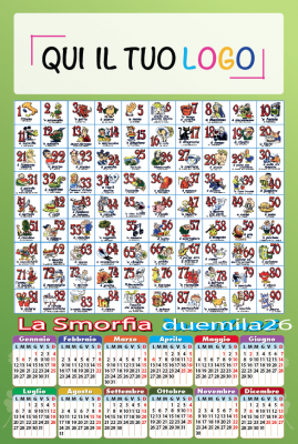 Calendari personalizzati poster smofia 2026