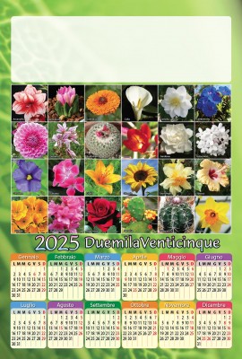 Calendari personalizzati poster Fiori
