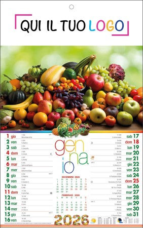 Calendari personalizzati Frutta e Ortaggi 2026
