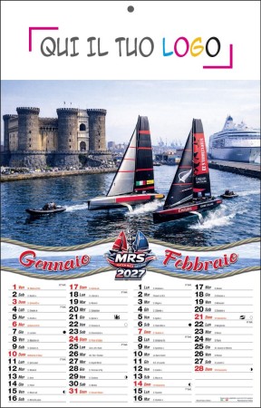 Calendari personalizzati Sailing 2027