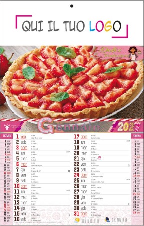 Calendari personalizzati dolci 2027