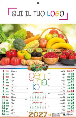 Calendari personalizzati Frutta e Ortaggi 2027