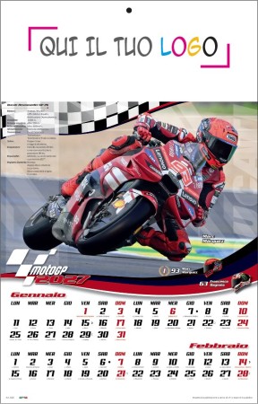 Calendari personalizzati Moto GP 2027