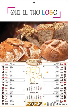 Calendari personalizzati Pane 2027