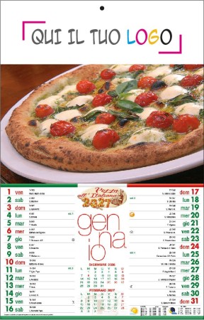 Calendari personalizzati Pizza 2027