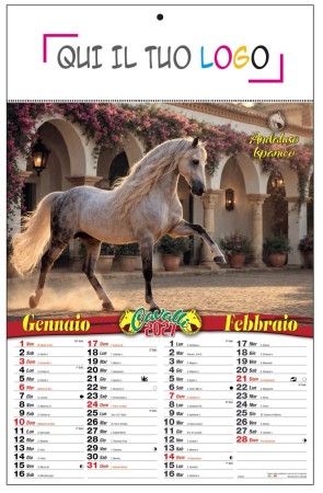 Calendari personalizzati Cavalli 2027