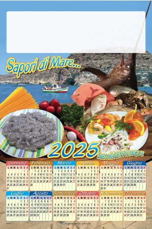 Calendari personalizzati poster Pesce