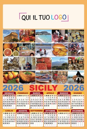 Calendari personalizzati sicilia poster