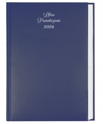 Agenda prenotazioni libro 2024 -  blu notte