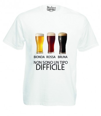 T-shirt Stampa Non sono un tipo Difficile