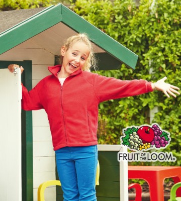 Giacca pile con zip per bambino personalizzabile da 14 10