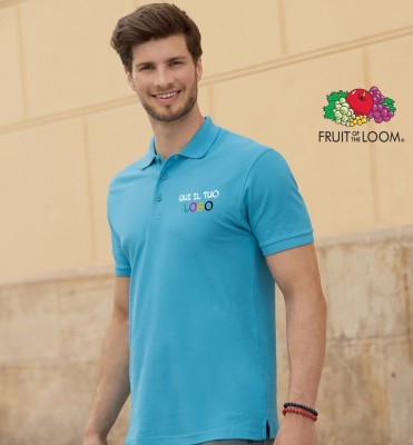 Polo personalizzate Fruit Premium uomo