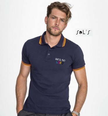 Polo personalizzate Sol's Pasadena Uomo