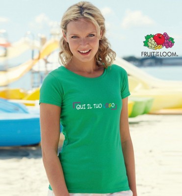 T-shirt personalizzate Fruit Valueweight Lady