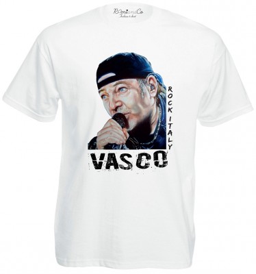 T-shirt Stampa Vasco Rock Italy