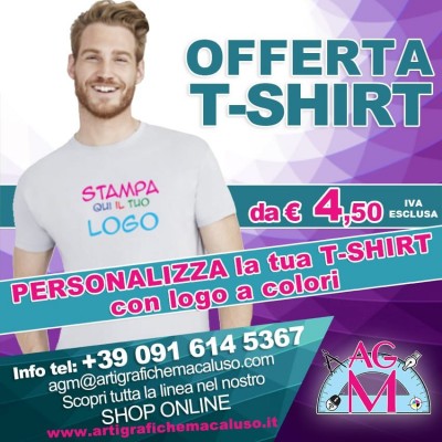 Magliette Personalizzate in offerta a colori