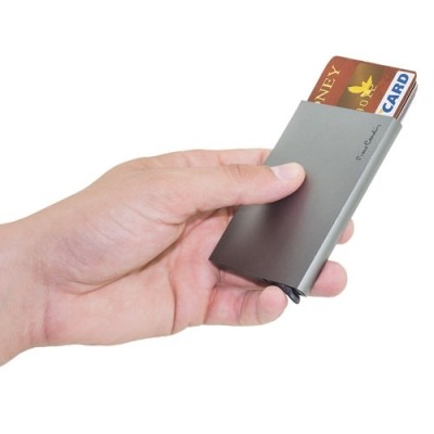 Portacard personalizzato in Alluminio Pierre Cardin - B-456