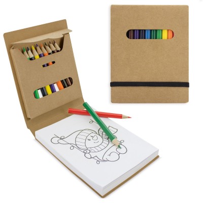 Quaderno da colorare + matite colorare - Pintur