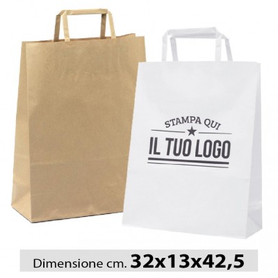 Sacchetti personalizzati Carta - Piattina32