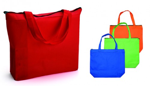 Shopping bag personalizzate chiusura lampo - Maxi 989
