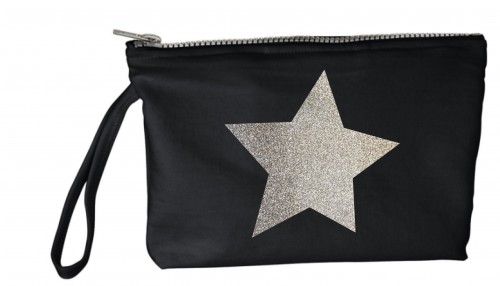 Pochette Stella Glitter Argentato