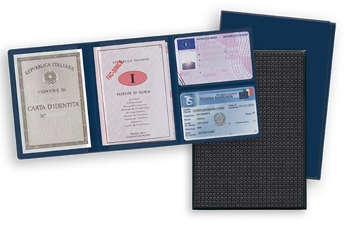 Porta documenti personalizzati - Carbon