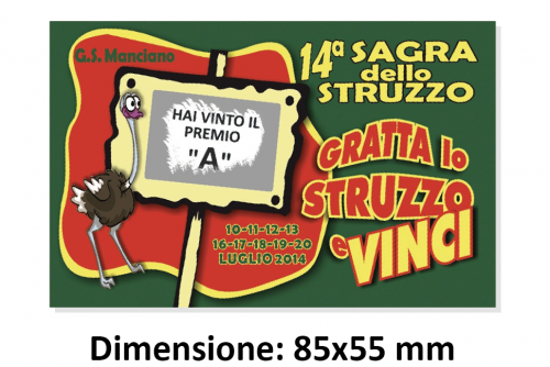 Biglietti da visita personalizzati gratta e vinci  - Classico