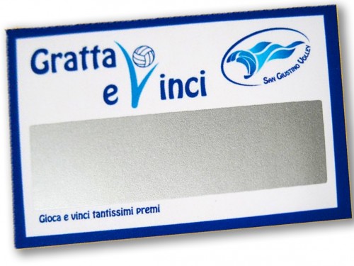 Cartolina personalizzata gratta e vinci 