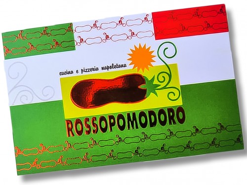 Biglietti da visita personalizzati lamina rosso in rilievo